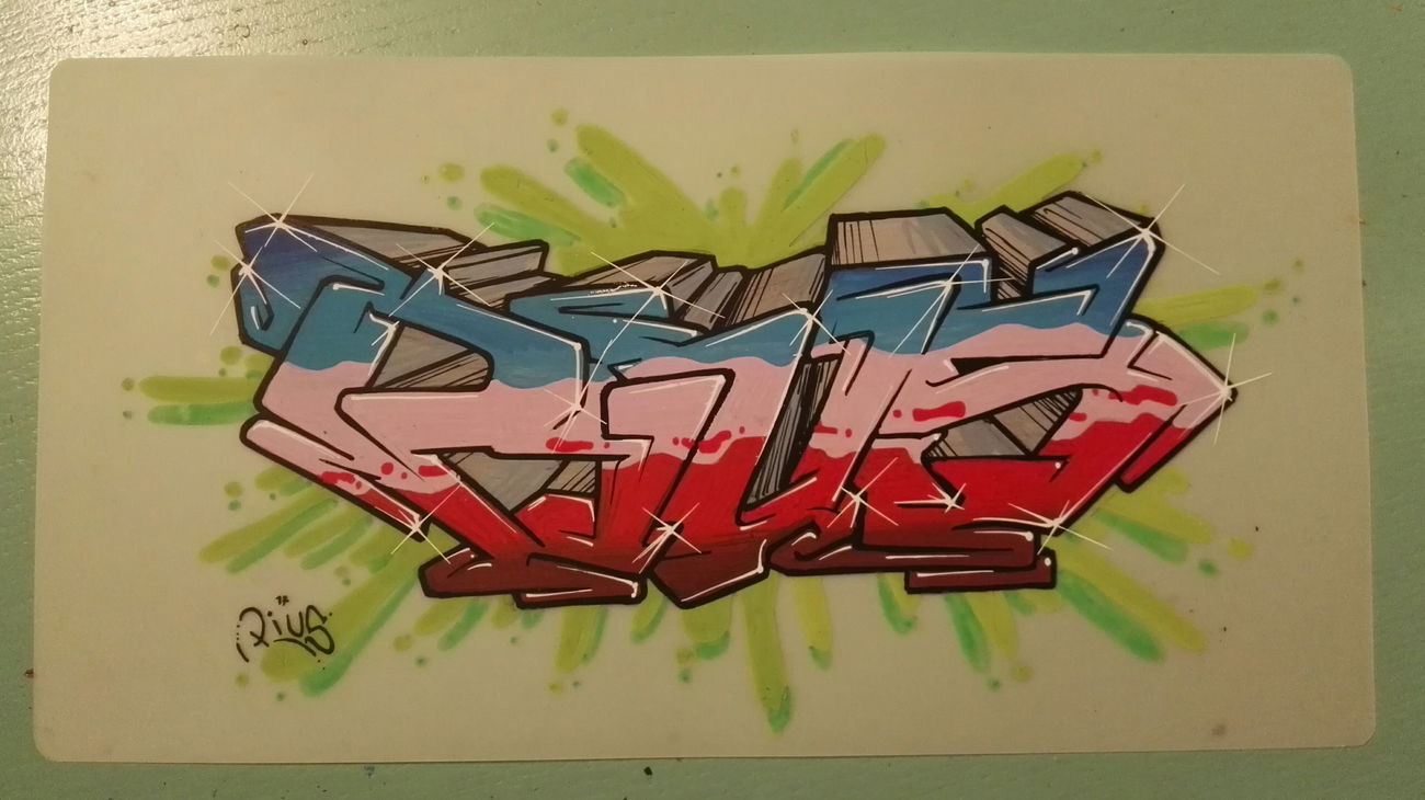 Graffiti Sketch - Photo by Pius (2017)
