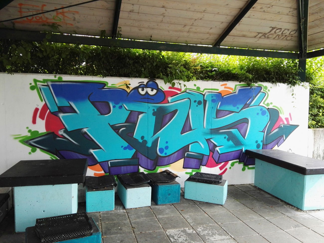 Graffiti Wall - Photo by Pius (2015)