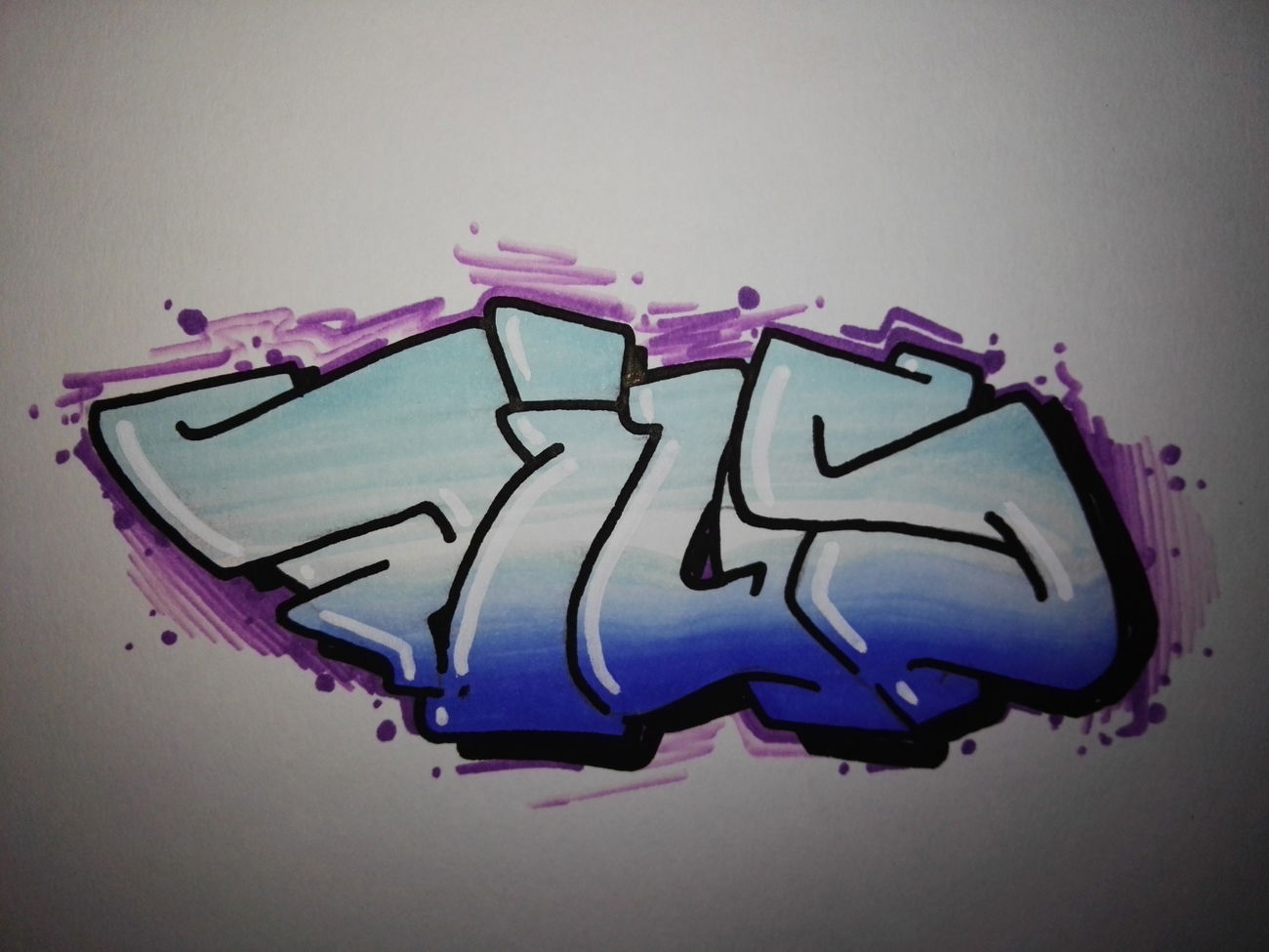 Graffiti Sketch - Photo by Pius