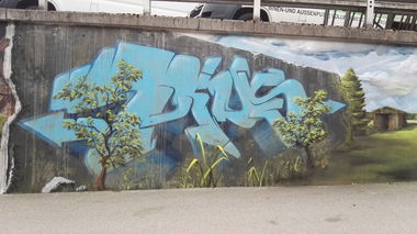Graffiti Wall in Österreich - Photo by Pius (2018)