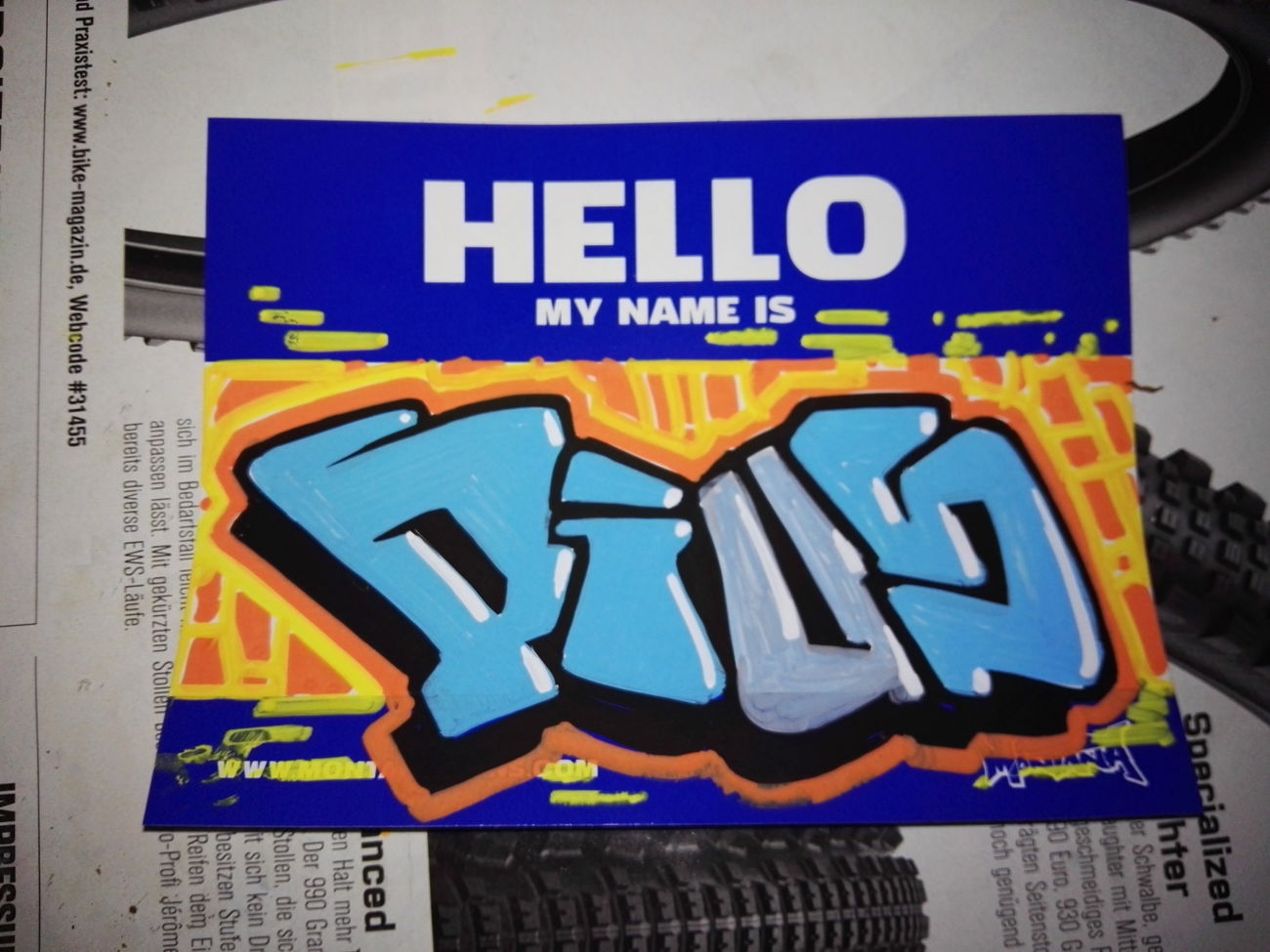 Graffiti Sketch - Photo by Pius (2016)