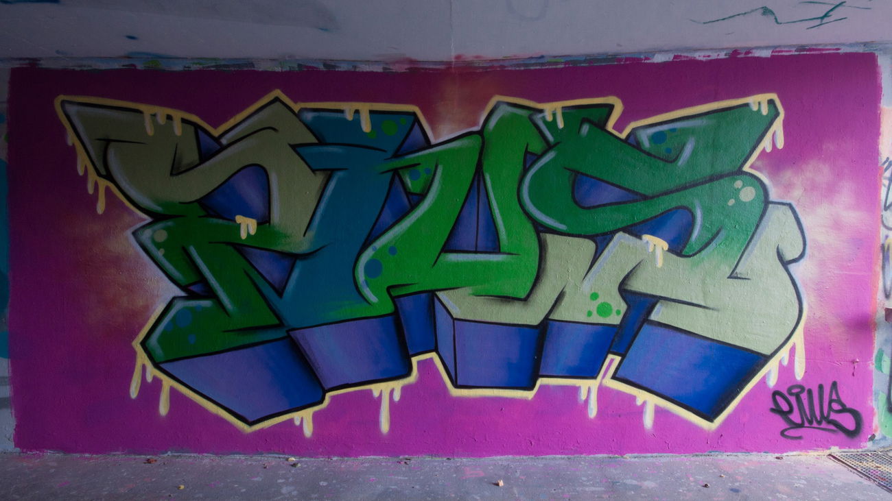 Graffiti Wall in Linz - Photo by Pius (2015)