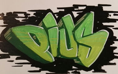Graffiti Sketch - Photo by Pius - Pius, sketch, one4all (2016)