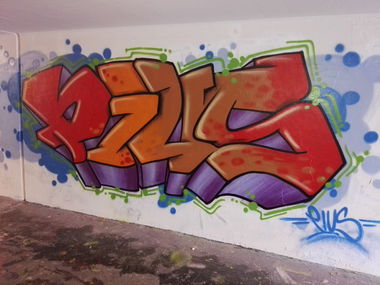 Graffiti Wall - Photo by Pius (2016)