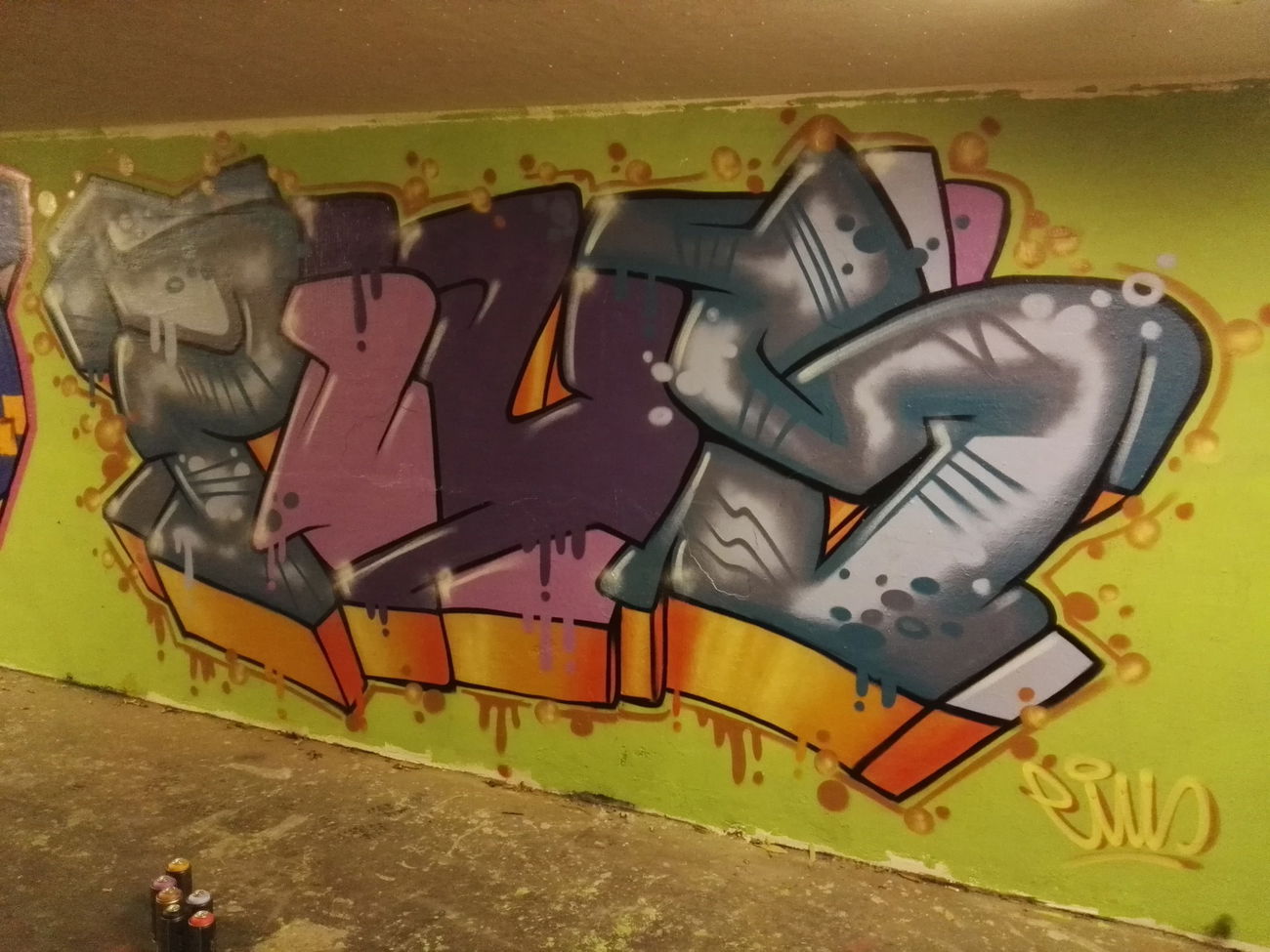 Graffiti Wall - Photo by Pius (2016)