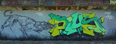 Graffiti Wall - Photo by Pius (2017)