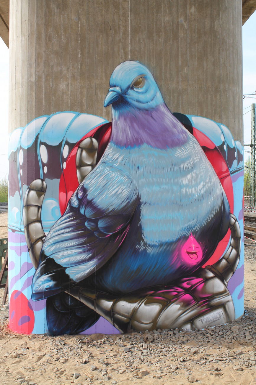 Graffiti Wall in Mainz - Photo by Pixeljuice (2015)