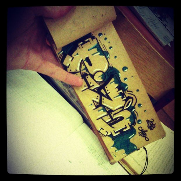 Graffiti Sketch - Photo by Pizor