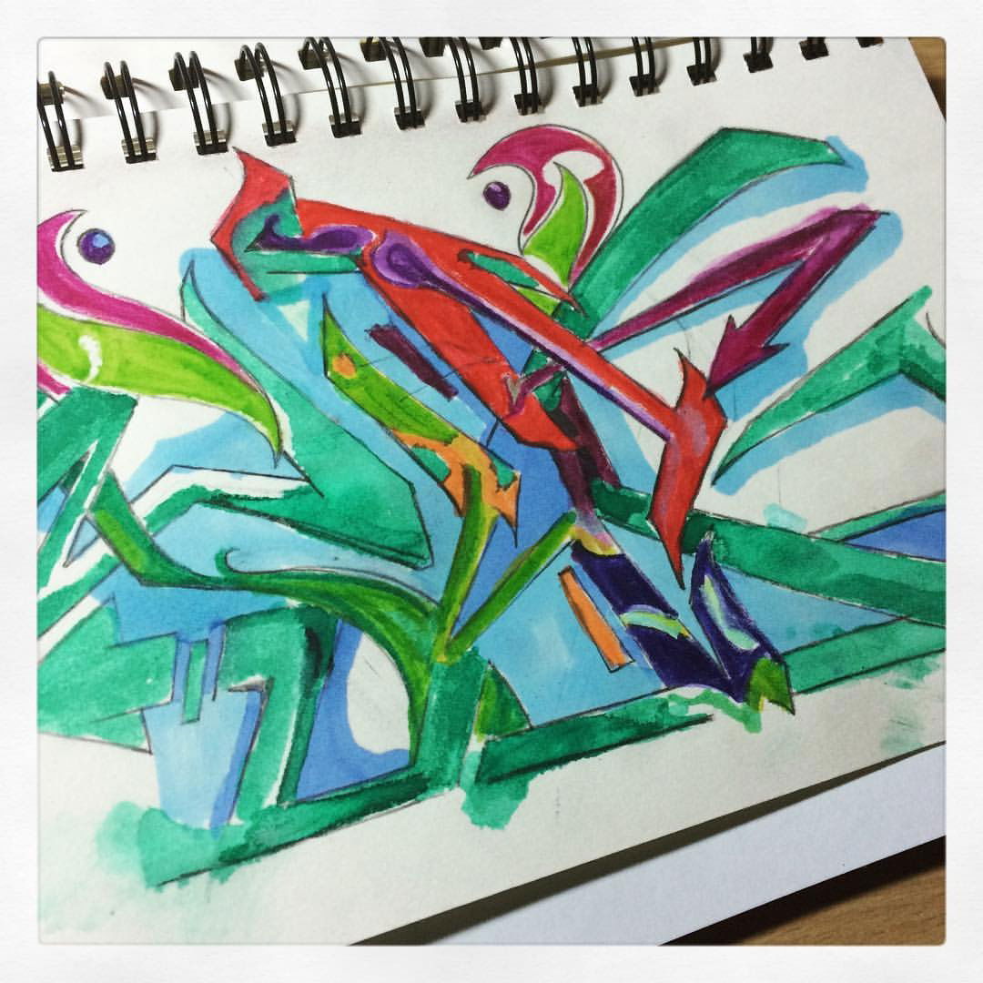 Graffiti Sketch - Photo by Plag182