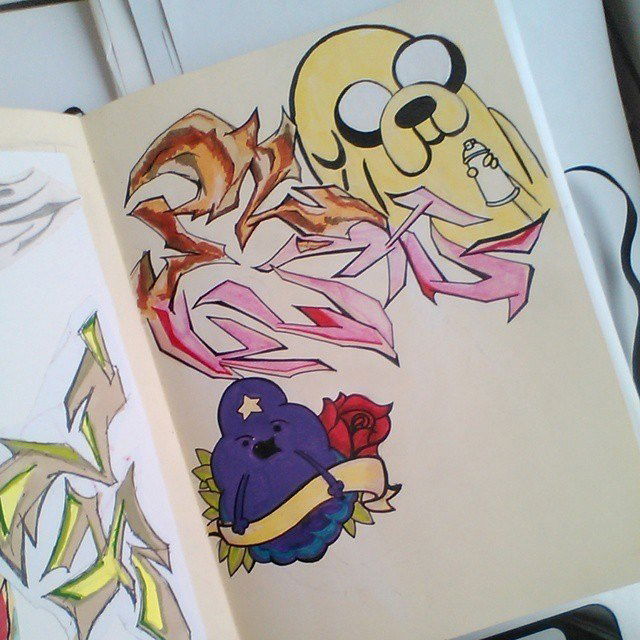 Graffiti Sketch - Photo by Plag182