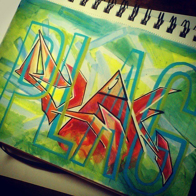 Graffiti Sketch - Photo by Plag182