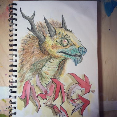 Graffiti Sketch - Photo by Plag182