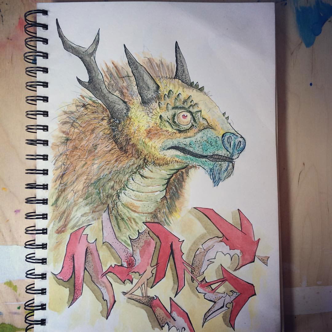 Graffiti Sketch - Photo by Plag182