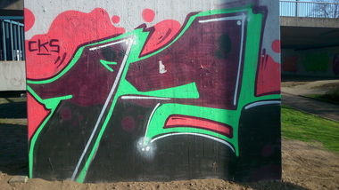 Graffiti Wall - Photo by Plattenbau - cks, 12, cks12