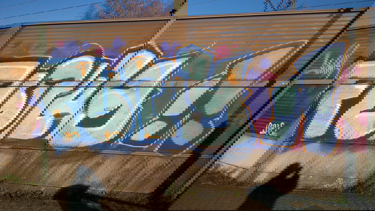 Graffiti Wall - Photo by Plattenbau - funky, karlsruhe