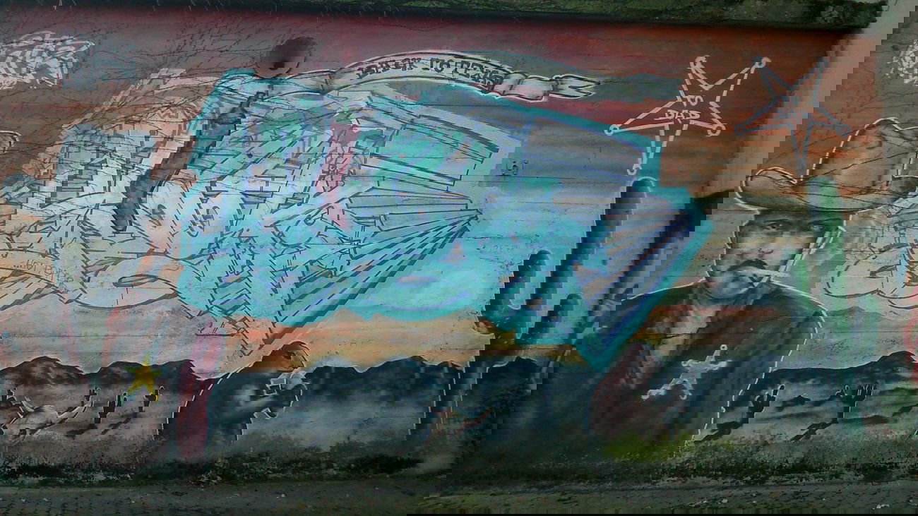 Graffiti Wall - Photo by Plattenbau - Rick, ludwigshafen (1992)