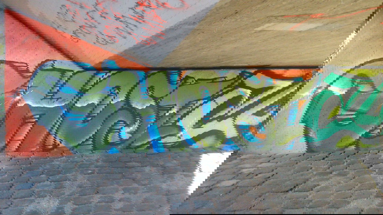 Graffiti Wall - Photo by Plattenbau - ghost, mannheim