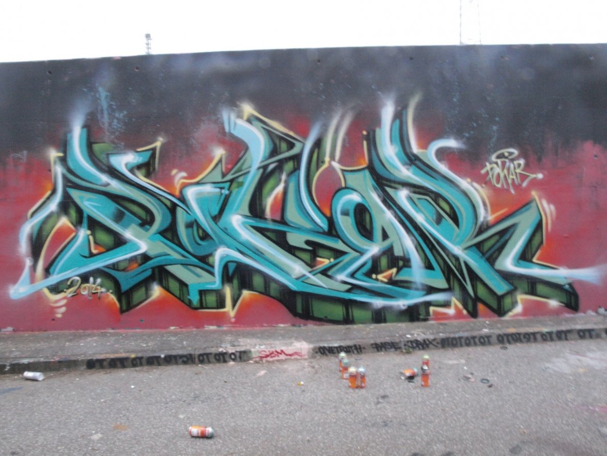 Graffiti Bombing - Photo by Pokar - pokar (2014)
