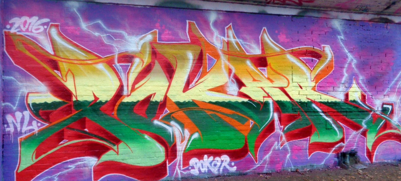 Graffiti Wall - Photo by Pokar - Pokar, SUF, NL (2016)