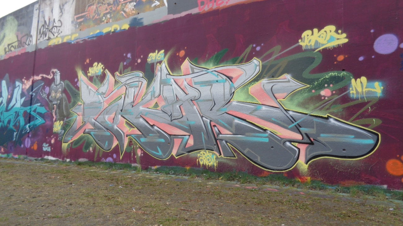 Graffiti Wall - Photo by Pokar - Pokar, SUF, NL (2016)