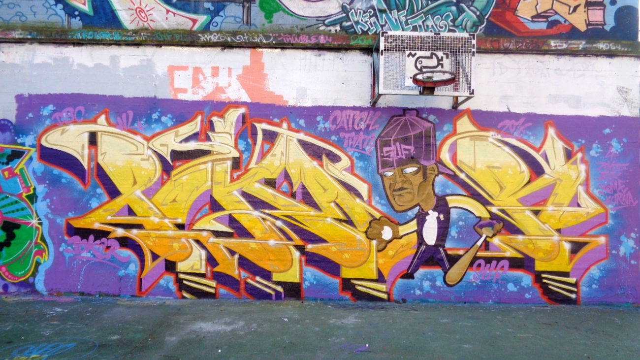 Graffiti Wall - Photo by Pokar - Pokar, SUF, NL (2016)