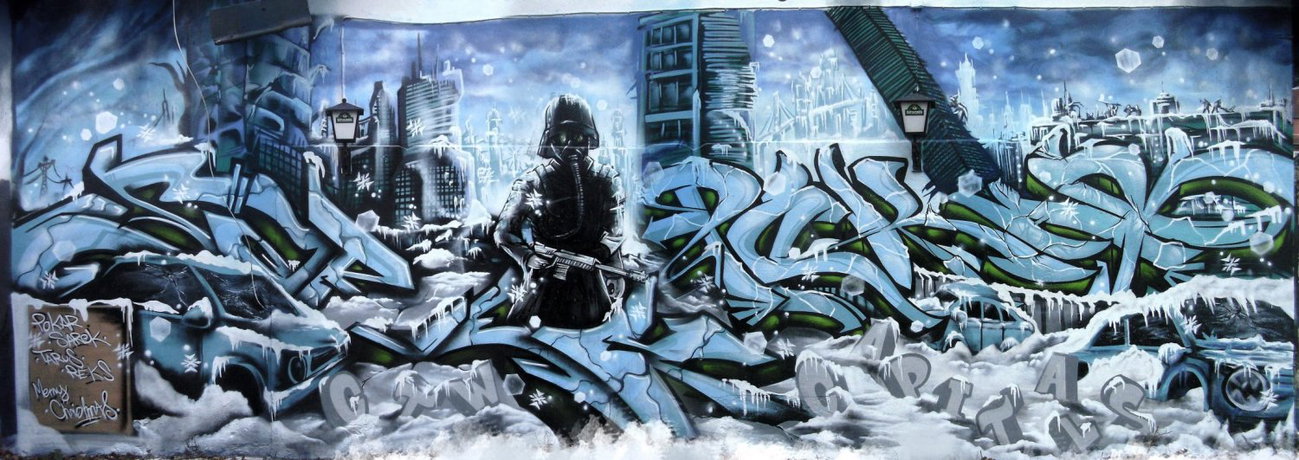 Graffiti Wall - Photo by Pokar - pokar, sarek (2014)