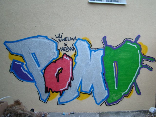 Graffiti Wall in Poland - Photo by Pomd - pomd