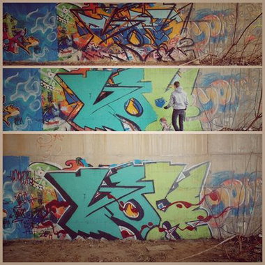 Graffiti Wall - Photo by Popozuda