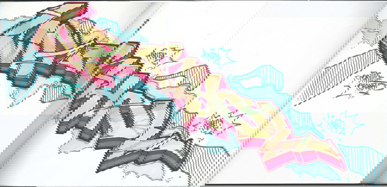 Graffiti Sketch - Photo by PoppaLarge