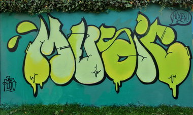 Graffiti Wall in Schwabach - Photo by PoppaLarge - Music, Nixen, Musicnixen (2014)