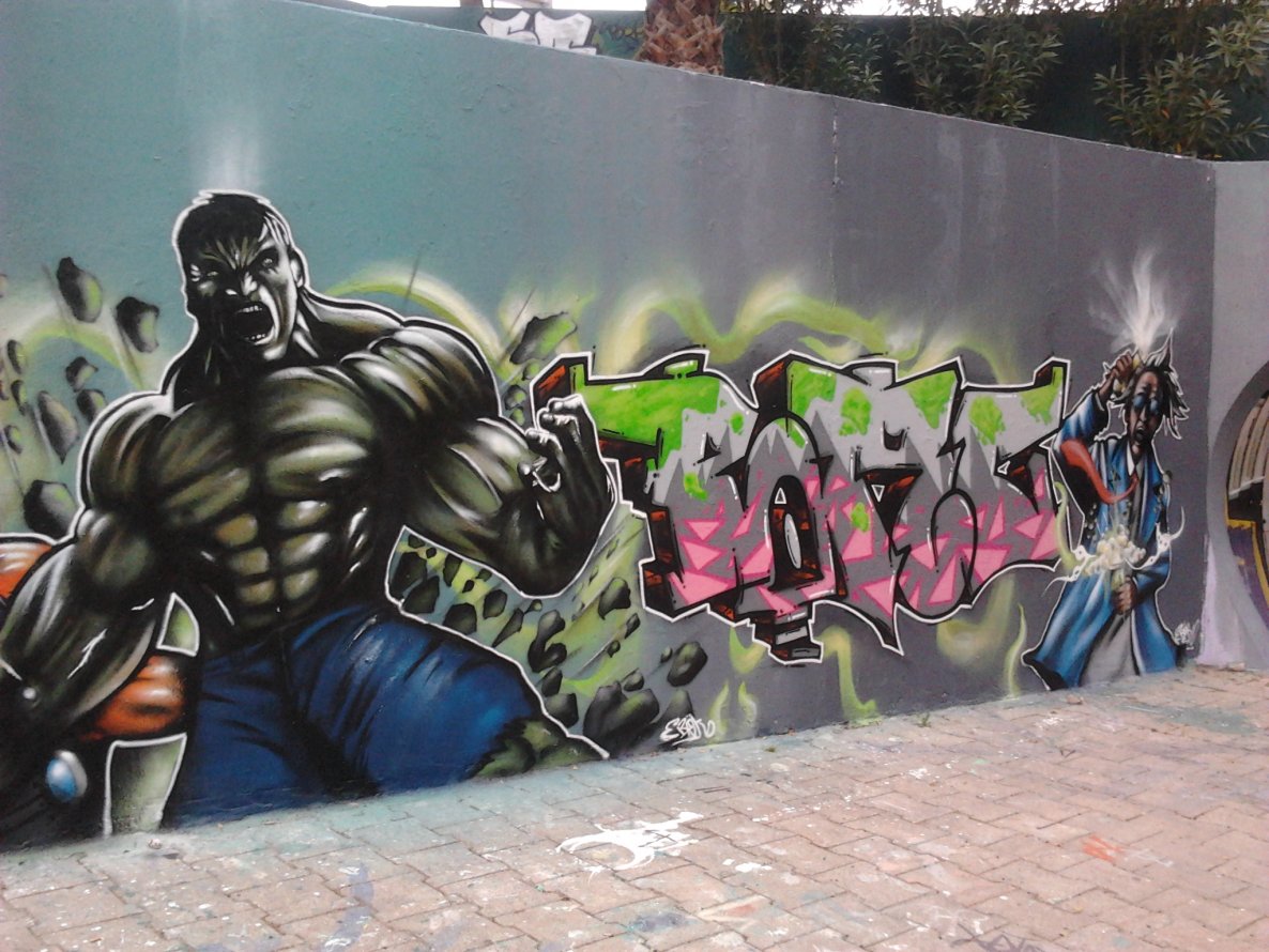 Graffiti Wall - Photo by PorcOnoner