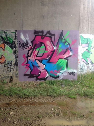 Graffiti Wall in Sarrebruck - Photo by Posh (2016)