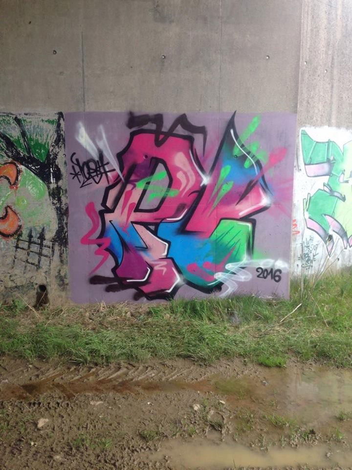Graffiti Wall in Sarrebruck - Photo by Posh (2016)