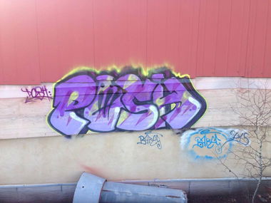 Graffiti Wall in France - Photo by Posh (2016)