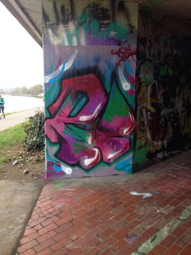 Graffiti Wall in Sarrebruck - Photo by Posh (2016)