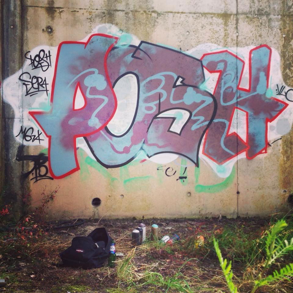 Graffiti Bombing - Photo by Posh - Posh