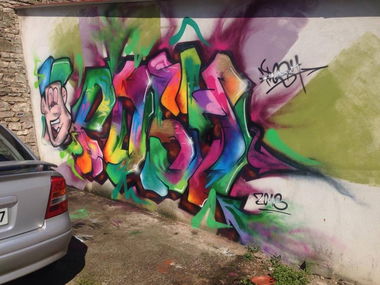 Graffiti Wall in Sarrebruck - Photo by Posh (2016)