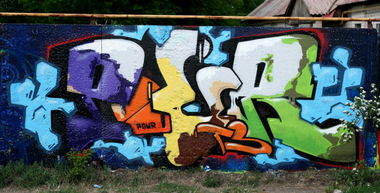 Graffiti Wall in Brest - Photo by Pour_TS (2009)