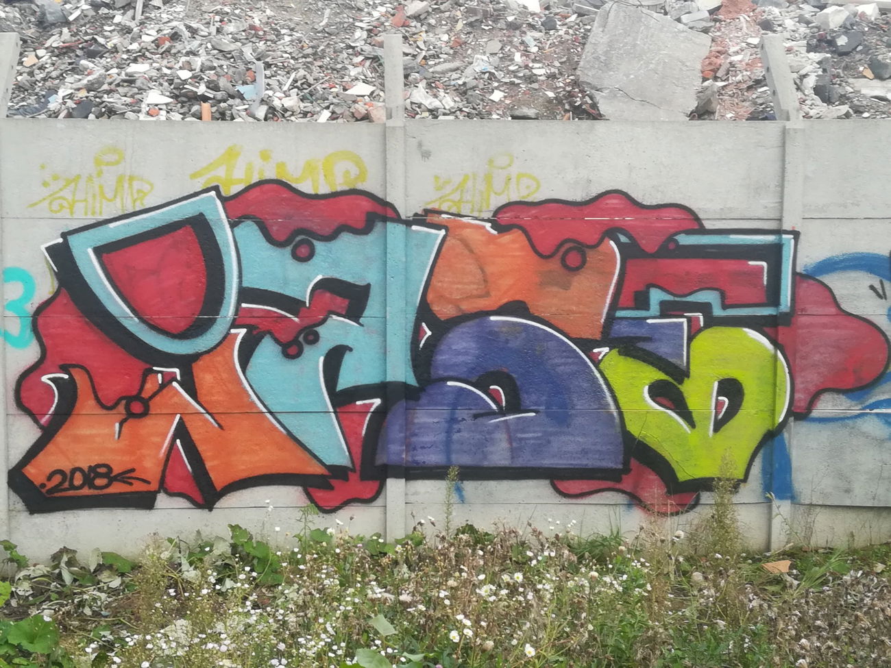 Graffiti Wall in Polska - Photo by Poziomer - cieszyn, trainline, piece (2018)