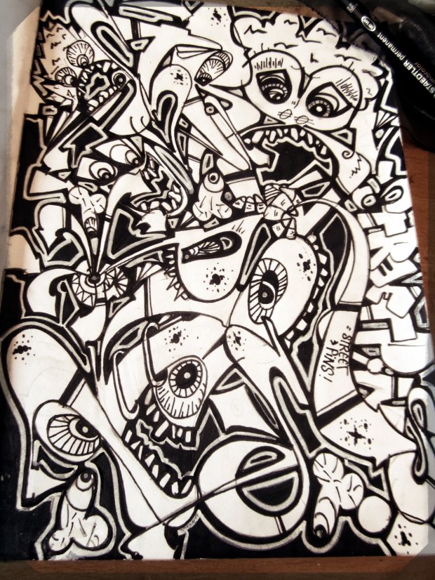 Graffiti Sketch - Photo by Prengel