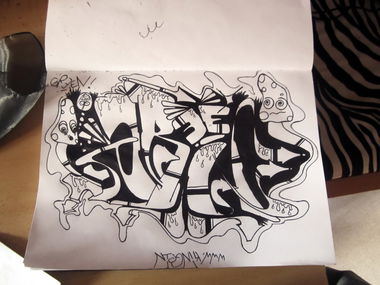 Graffiti Sketch - Photo by Prengel