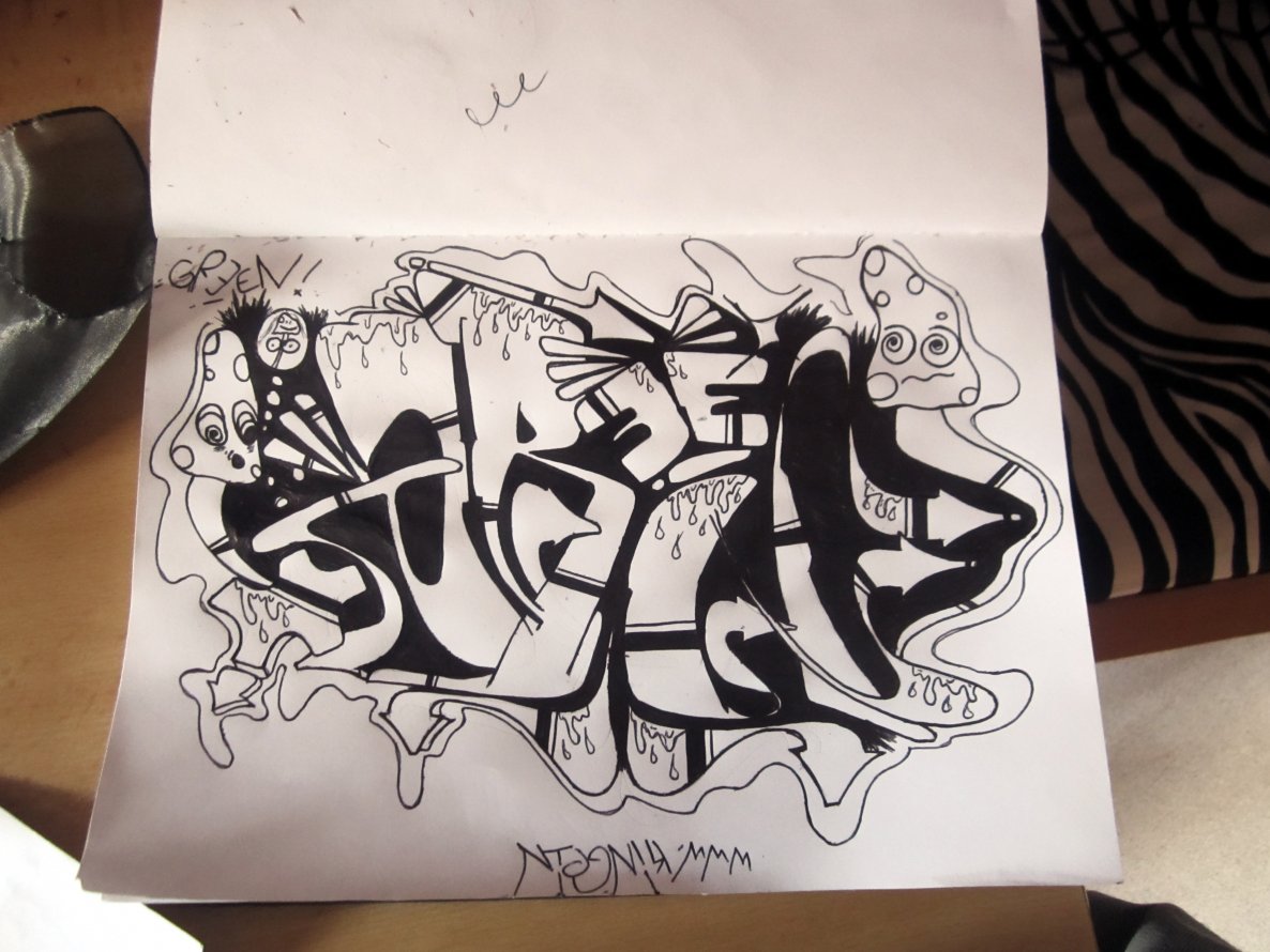 Graffiti Sketch - Photo by Prengel