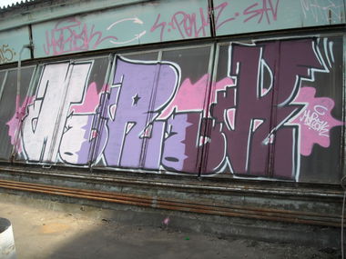 Graffiti Wall in Bratislava - Photo by Prepnutymarak - marak (2012)