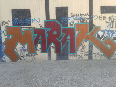 Graffiti Wall in Bratislava - Photo by Prepnutymarak - Marak (2013)