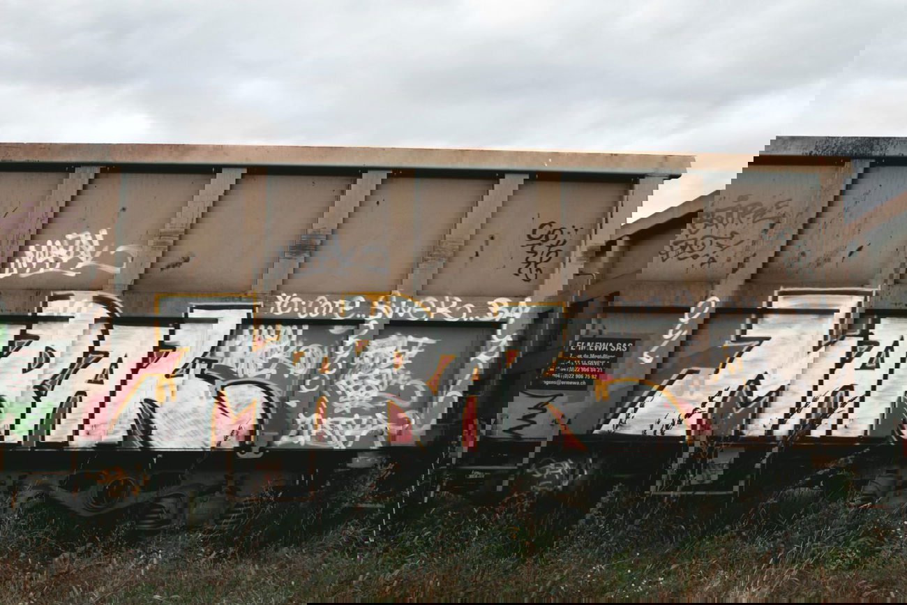 Graffiti Train - Photo by Prepnutymarak - Marak (2013)