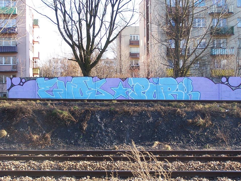 Graffiti Bombing - Photo by Protoplasta - EVOS, PORK, DUPA (2013)