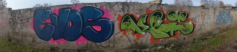 Graffiti Wall - Photo by Protoplasta - Evos, Keis