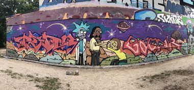 Graffiti Wall - Photo by Pseudonym - Teno, Gaunr (2020)