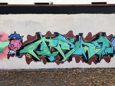 Graffiti Wall - Photo by Pseudonym - Teno, Acab