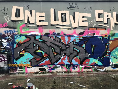 Graffiti Wall - Photo by Pseudonym - Teno (2018)